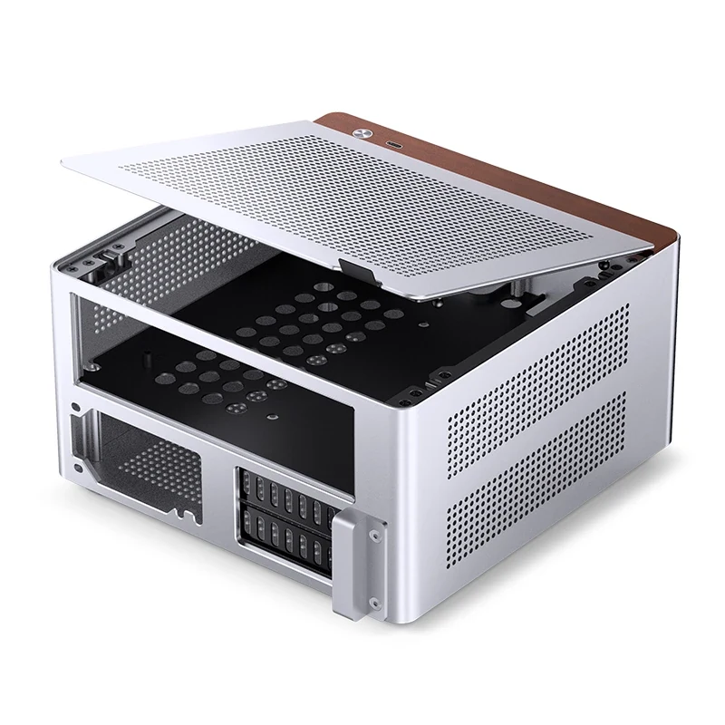Vỏ Case PC Jonsbo N10 Silver - Mini-ITX - Bạc - NEW