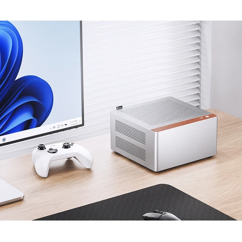 Vỏ Case PC Jonsbo N10 Silver - Mini-ITX - Bạc - NEW