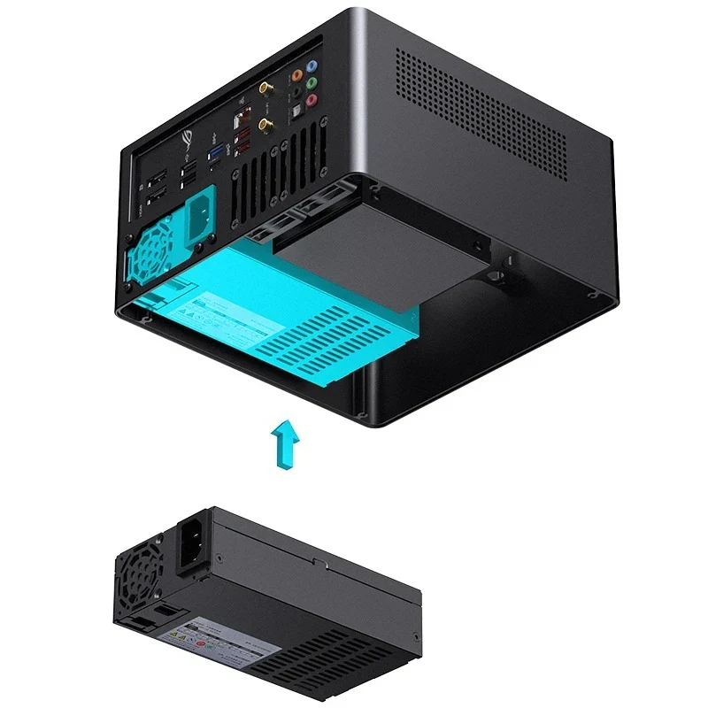 Vỏ Case PC Jonsbo N10 Silver - Mini-ITX - Bạc - NEW