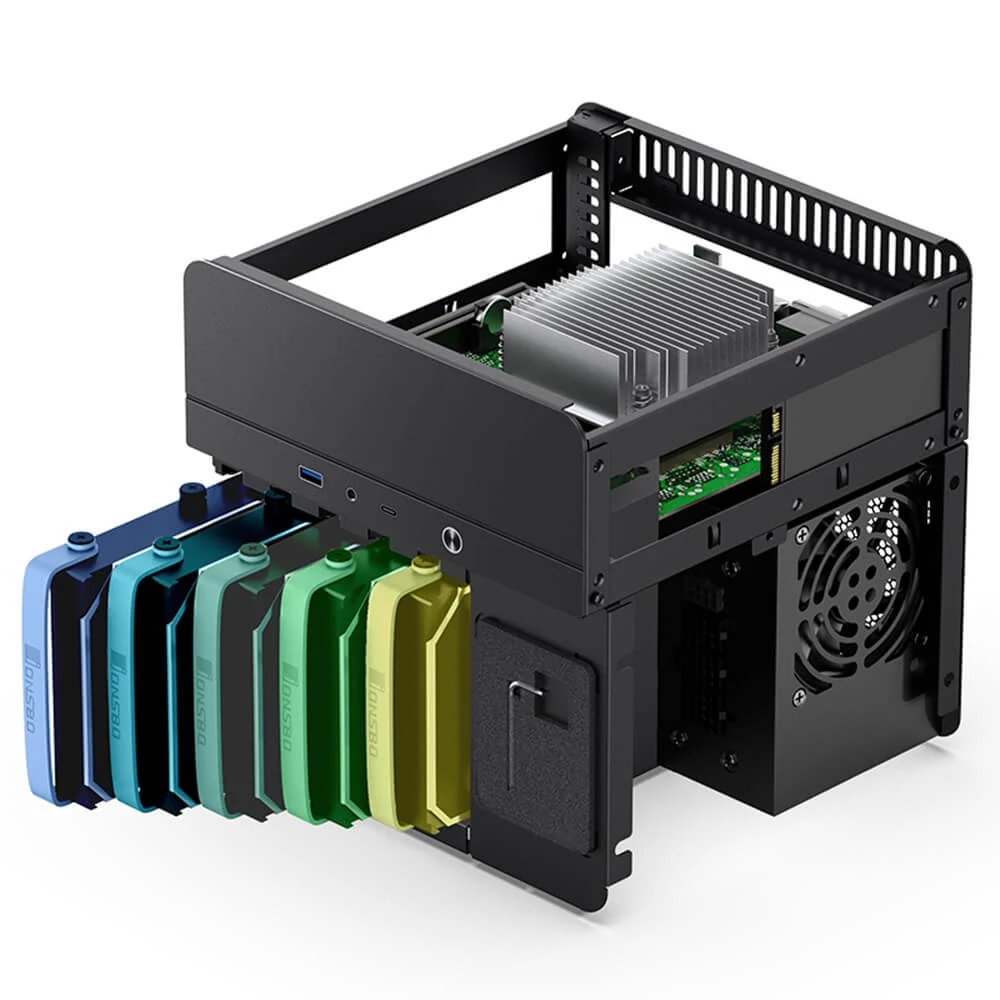Vỏ Case PC Jonsbo N2 Black - Mini-ITX - Đen - NEW
