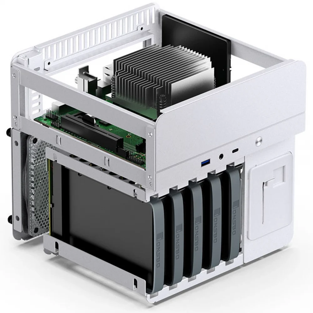 Vỏ Case PC Jonsbo N2 White - Mini-ITX - Trắng - NEW