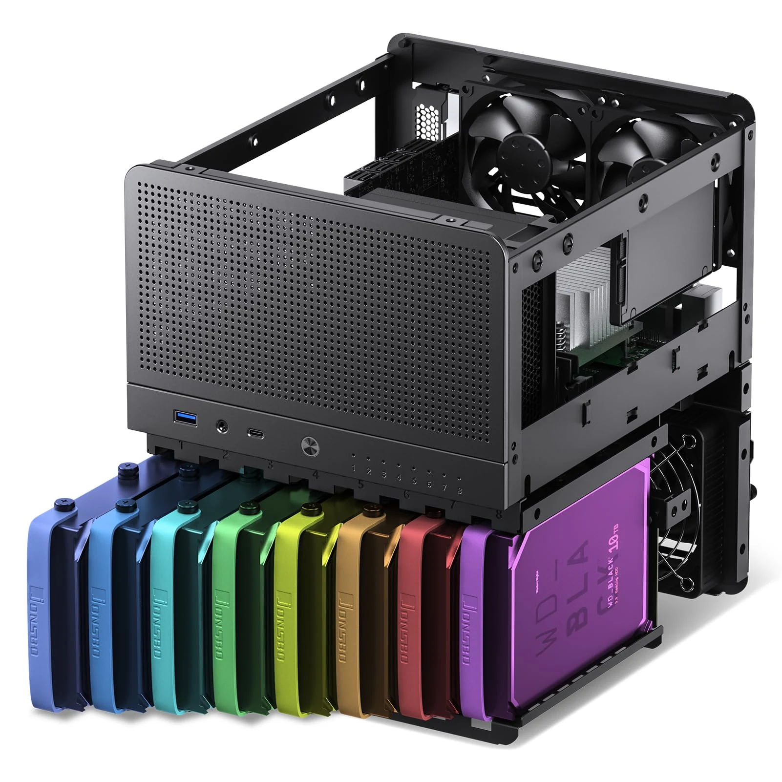 Vỏ Case PC Jonsbo N3 Black - Mini-ITX - Đen - NEW