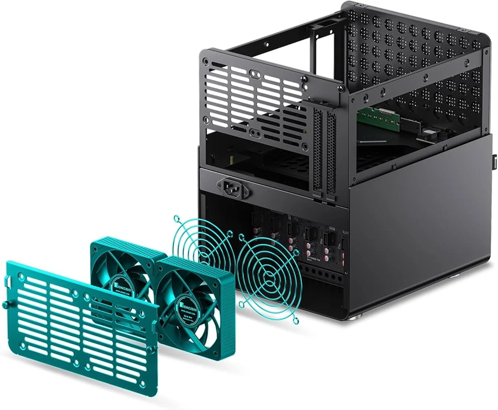 Vỏ Case PC Jonsbo N3 Black - Mini-ITX - Đen - NEW