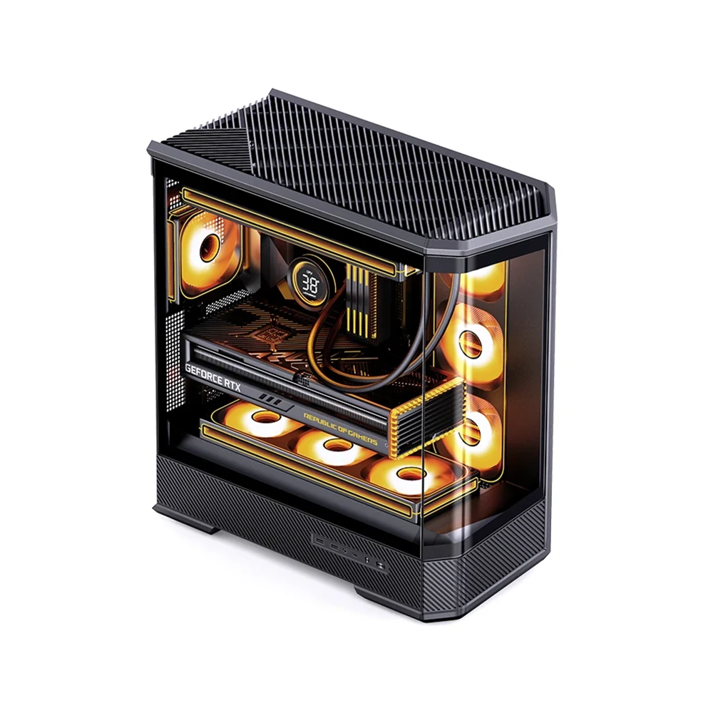 Vỏ Case PC Jonsbo N4 Black - Mini-ITX - Đen - NEW
