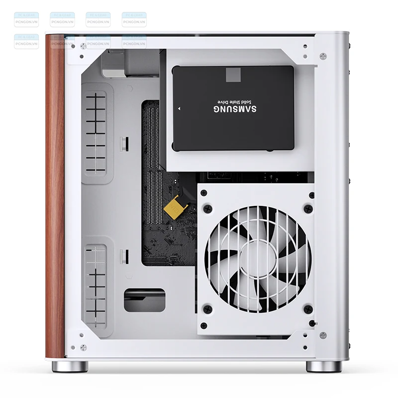 Vỏ Case PC Jonsbo N4 White - Mini-ITX - Trắng - NEW