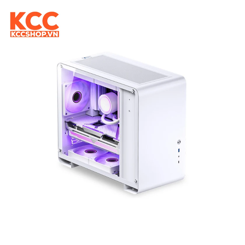 Vỏ Case PC Jonsbo N4 White - Mini-ITX - Trắng - NEW