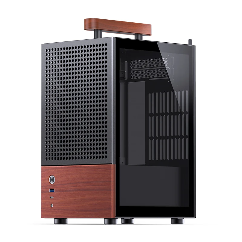 Vỏ Case PC Jonsbo N6 Black - Mini-ITX - Đen - NEW
