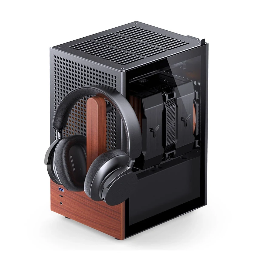 Vỏ Case PC Jonsbo N6 Black - Mini-ITX - Đen - NEW