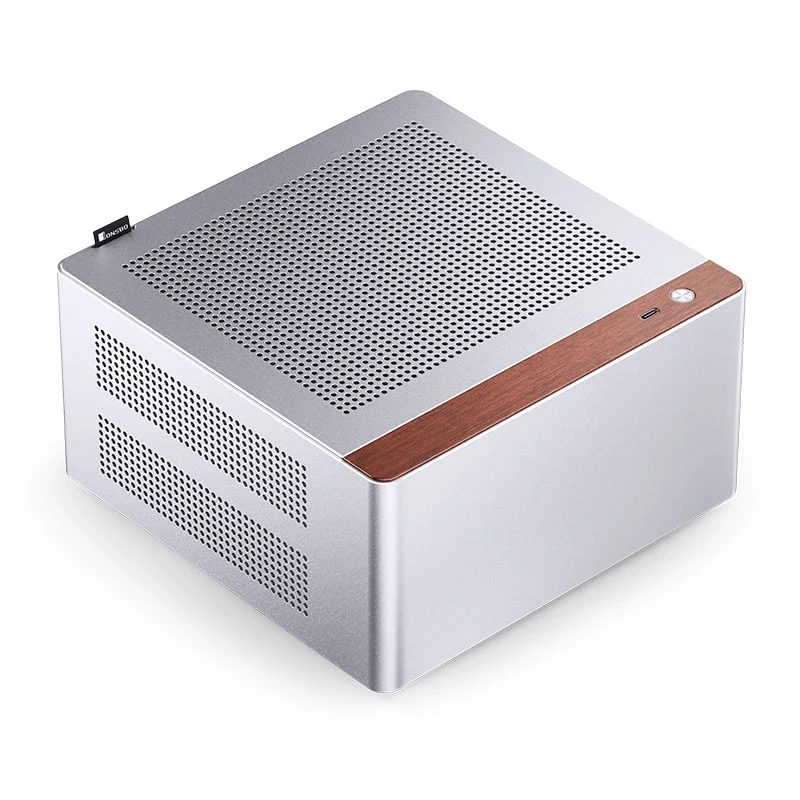 Vỏ Case PC Jonsbo NV10 Silver - Mini-ITX - Bạc - NEW