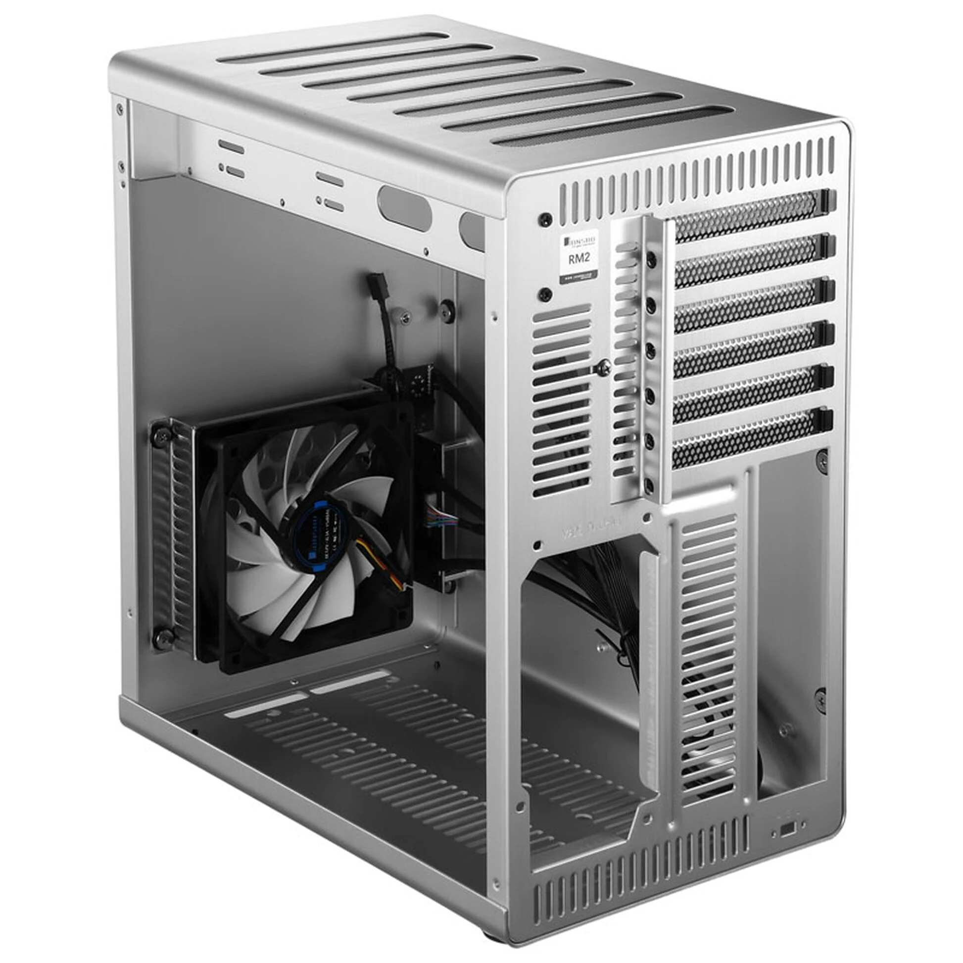 Vỏ Case PC Jonsbo RM2 Silver - M-ATX - Bạc - NEW