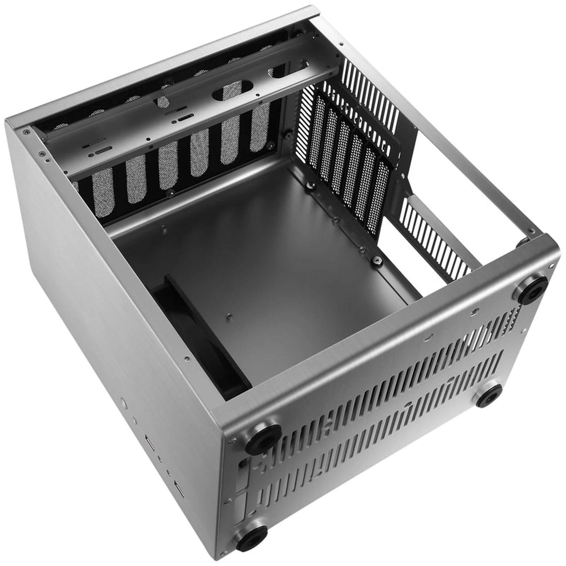 Vỏ Case PC Jonsbo RM2 Silver - M-ATX - Bạc - NEW