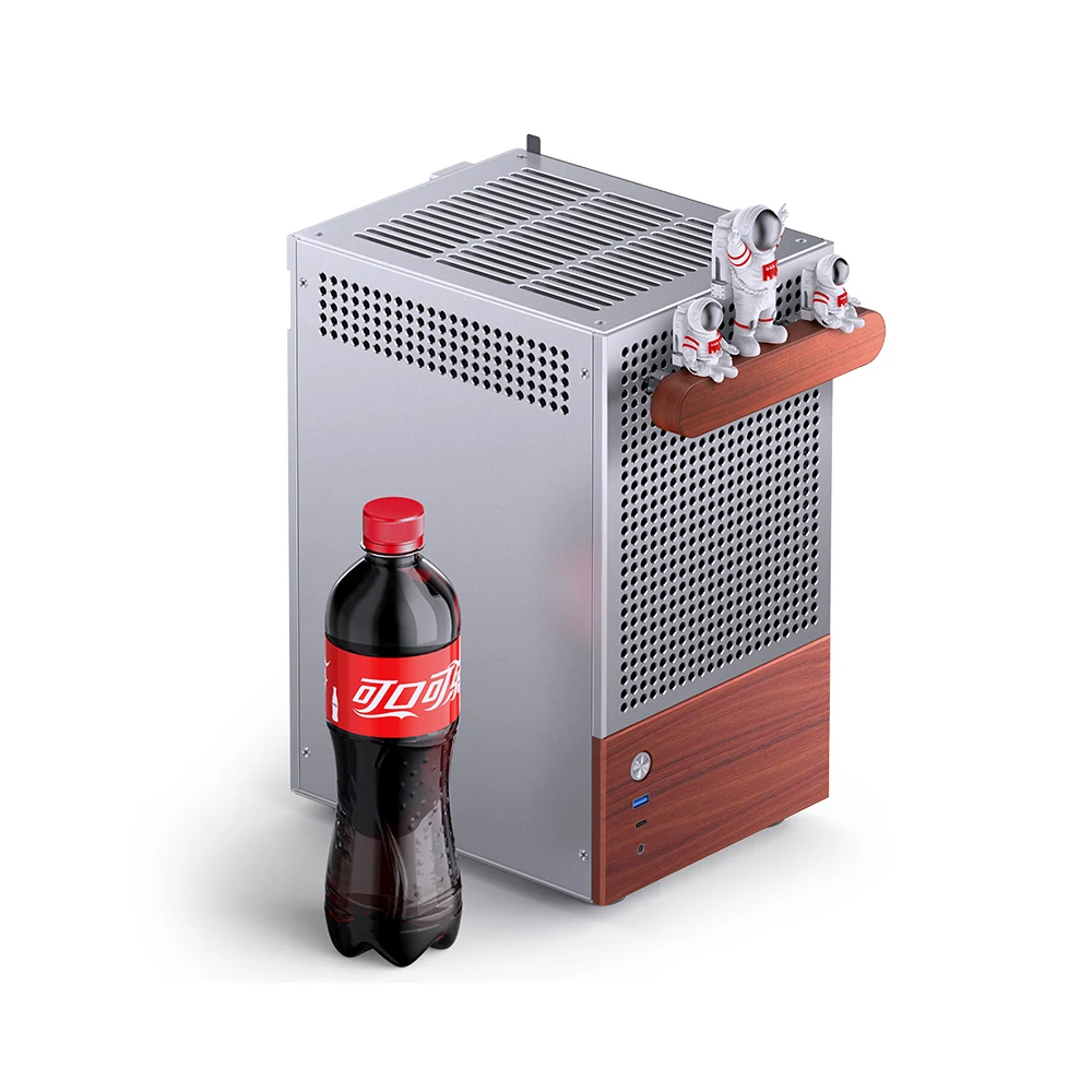 Vỏ Case PC Jonsbo T6 Silver - Mini-ITX - Bạc - NEW