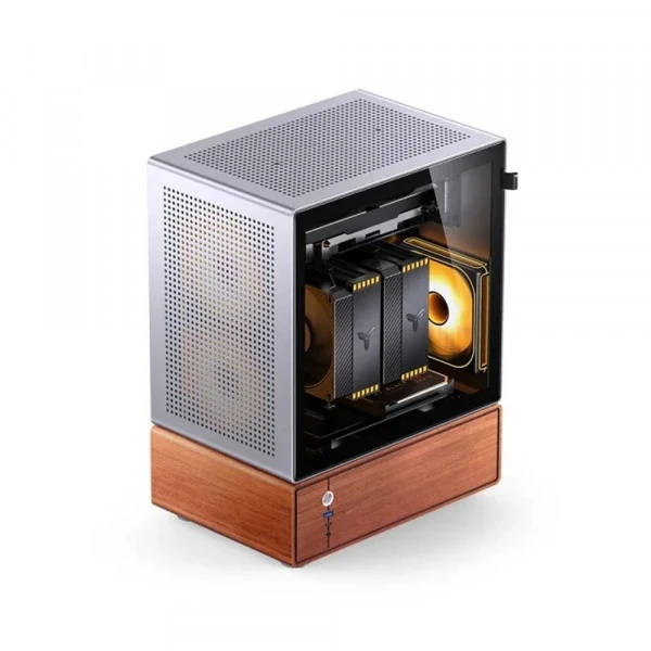 Vỏ Case PC Jonsbo T7 Silver - Mini-ITX - Bạc - NEW