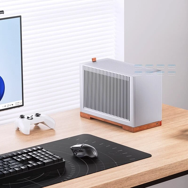 Vỏ Case PC Jonsbo T9 Silver - Mini-ITX - Bạc - NEW