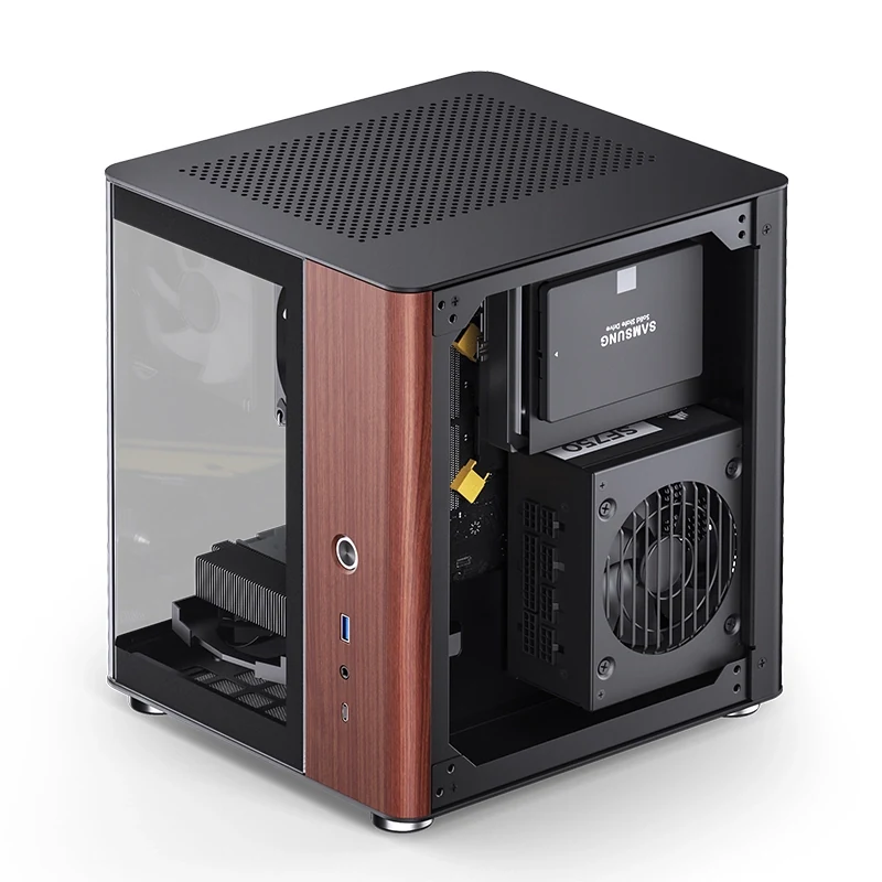 Vỏ Case PC Jonsbo TK-0 Black - Mini-ITX - Đen - NEW