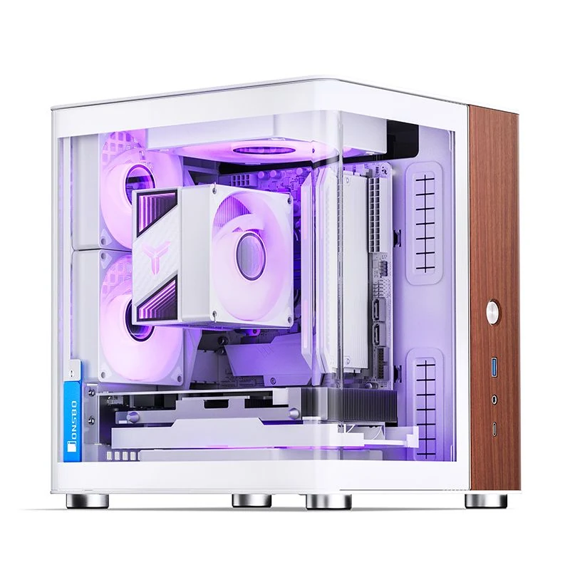 Vỏ Case PC Jonsbo TK-0 White - Mini-ITX - Trắng - NEW