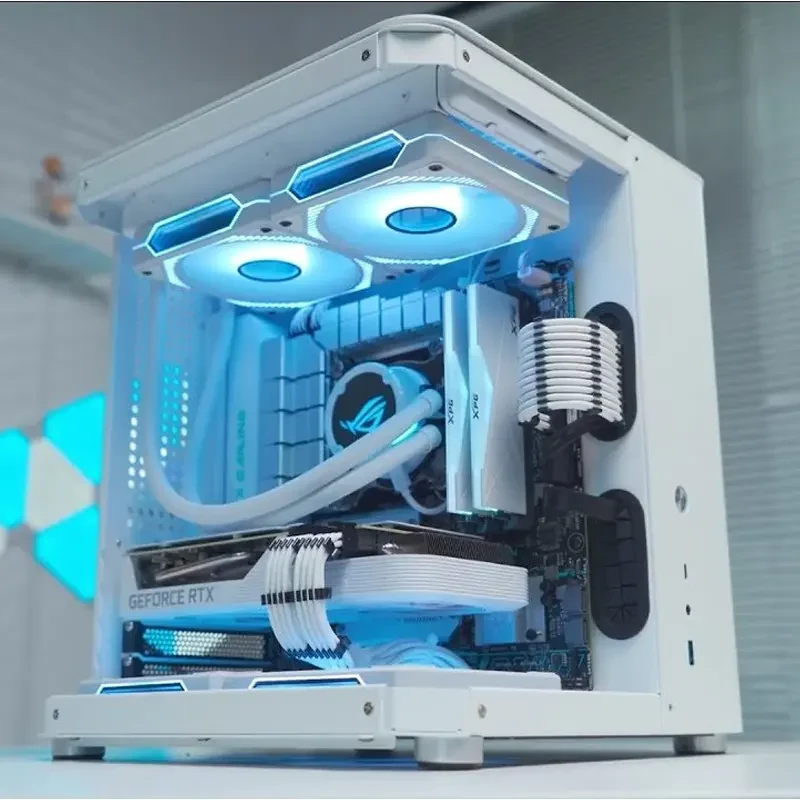 Vỏ Case PC Jonsbo TK-1 White - M-ATX - Trắng - NEW