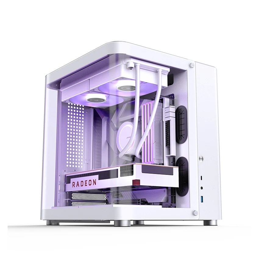 Vỏ Case PC Jonsbo TK-1 White - M-ATX - Trắng - NEW