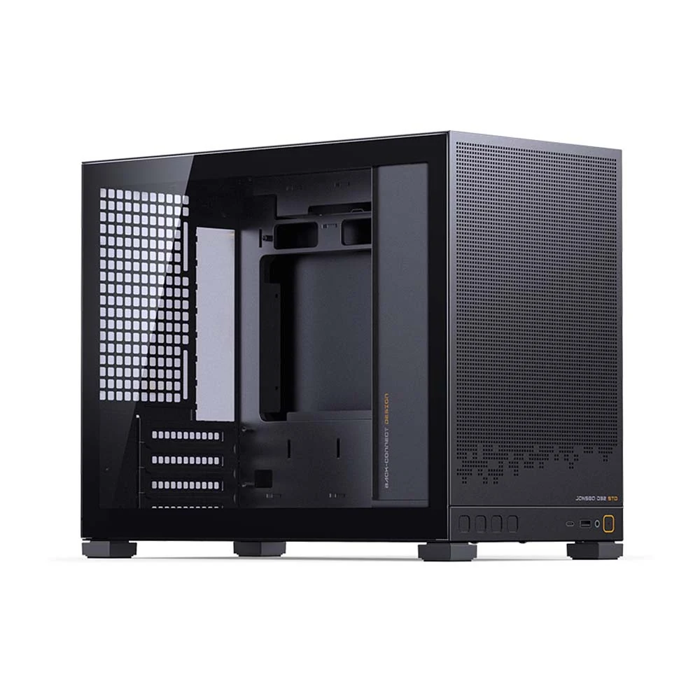Vỏ Case PC Jonsbo TK-2 Black - M-ATX - Đen - NEW
