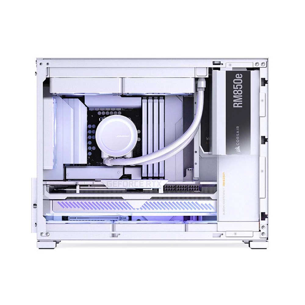 Vỏ Case PC Jonsbo TK-2 White - M-ATX - Trắng - NEW