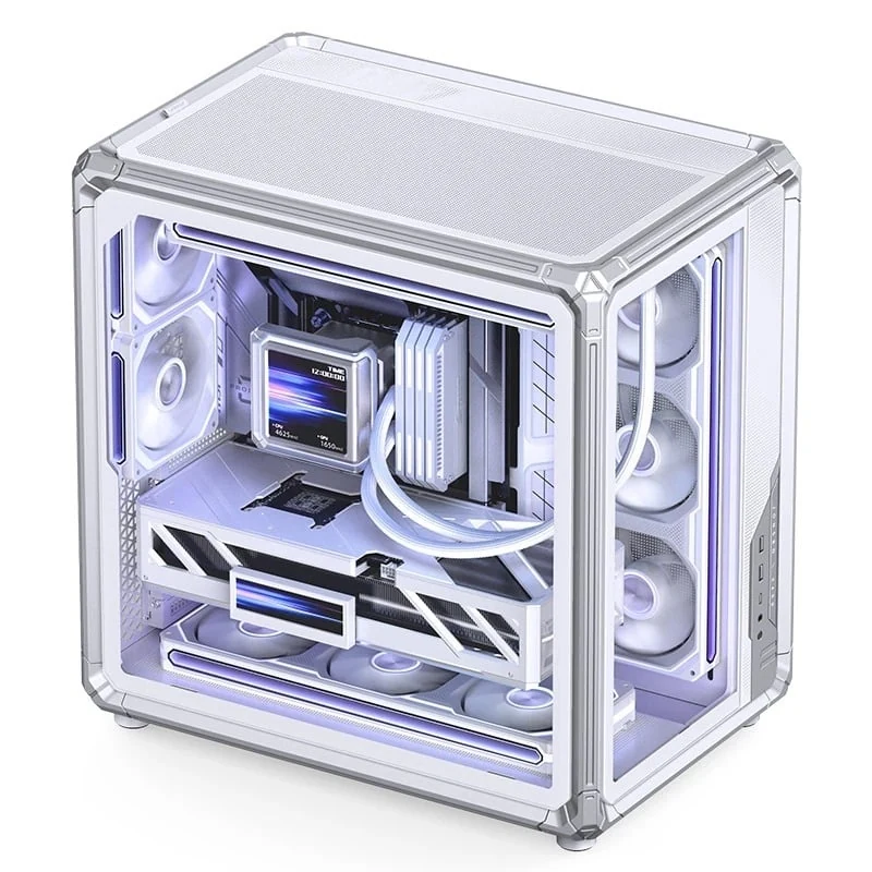 Vỏ Case PC Jonsbo TK-4 White - ATX - Trắng - NEW