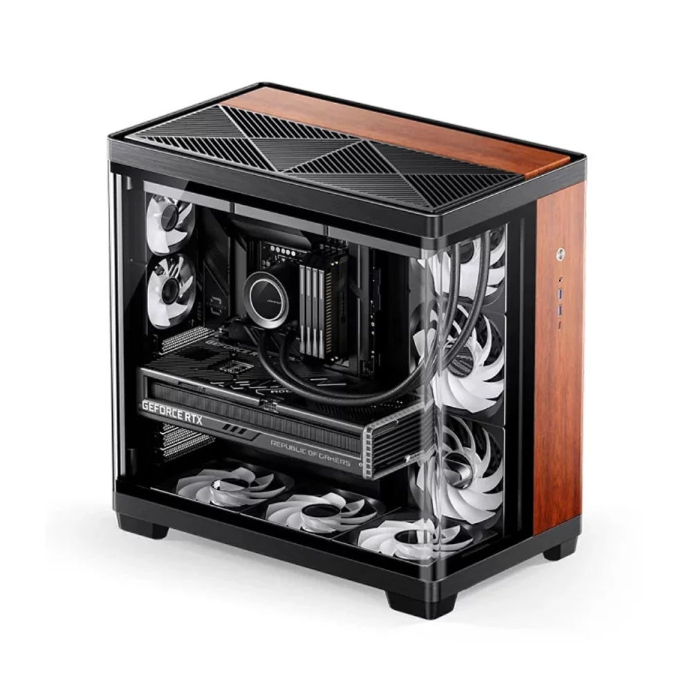 Vỏ Case PC Jonsbo TK-4 Wood - ATX - Gỗ - NEW