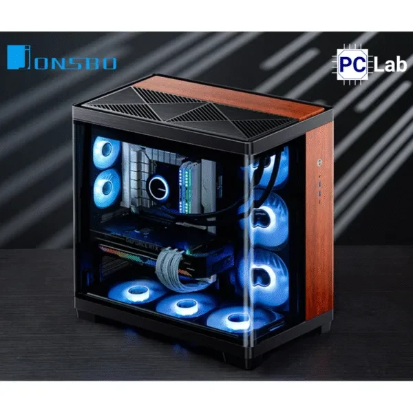 Vỏ Case PC Jonsbo TK-4 Wood - ATX - Gỗ - NEW