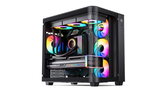 Vỏ Case PC Jonsbo TK-5 Black - ATX - Đen - NEW