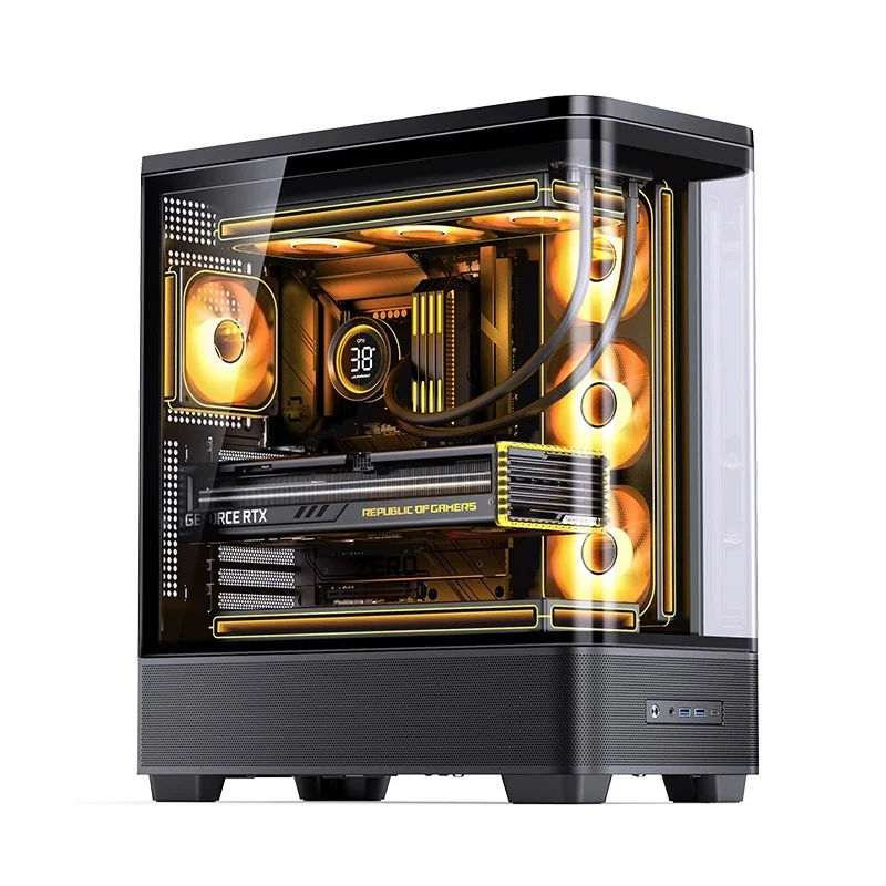 Vỏ Case PC Jonsbo TK-5 Black - ATX - Đen - NEW