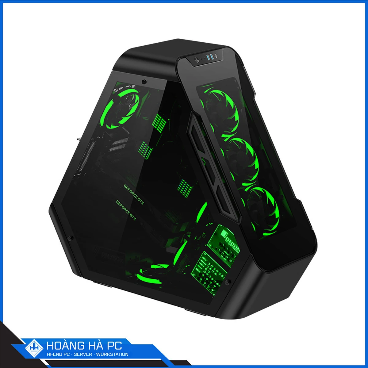Vỏ Case PC Jonsbo TR03-G Black - ATX - Đen - NEW