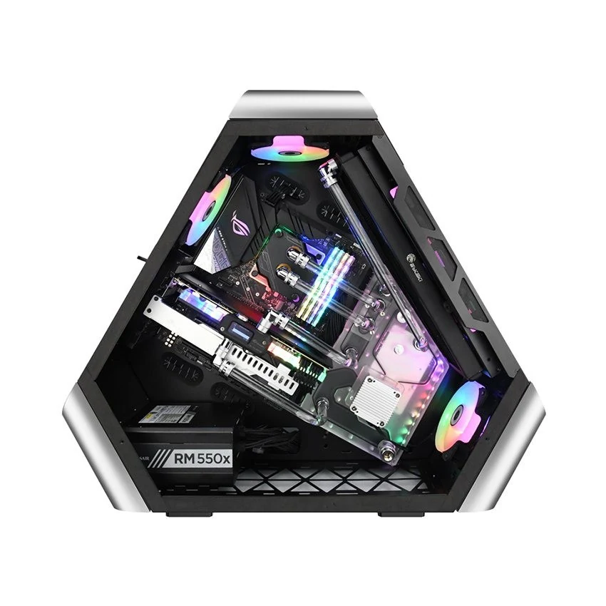 Vỏ Case PC Jonsbo TR03-G Silver - ATX - Bạc - NEW