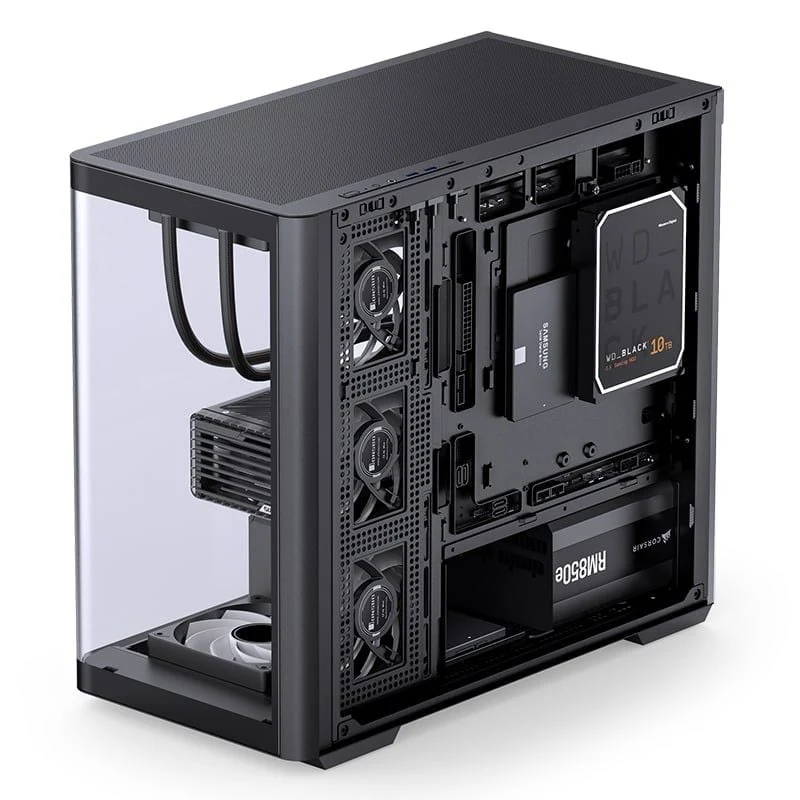 Vỏ Case PC Jonsbo U3 Black - M-ATX - Đen - NEW