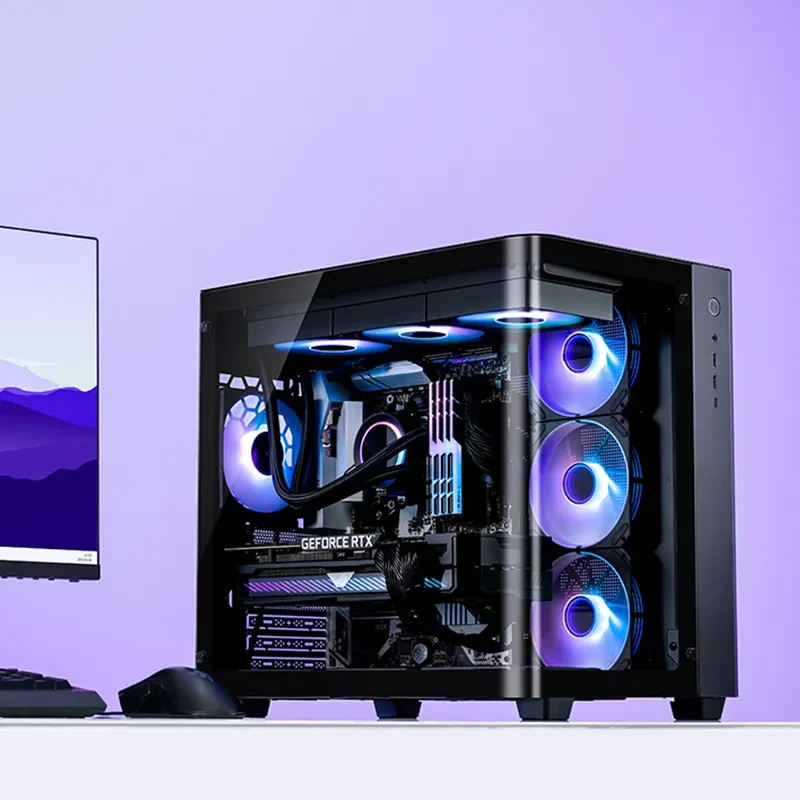 Vỏ Case PC Jonsbo U3 Black - M-ATX - Đen - NEW