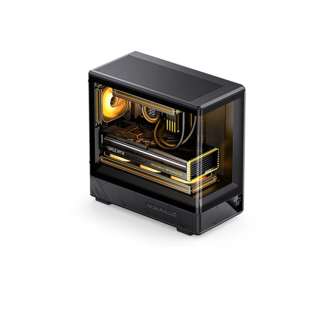 Vỏ Case PC Jonsbo U5 Black - ATX - Đen - NEW