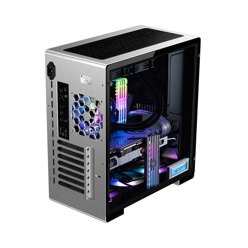 Vỏ Case PC Jonsbo U5 Silver - ATX - Bạc - NEW