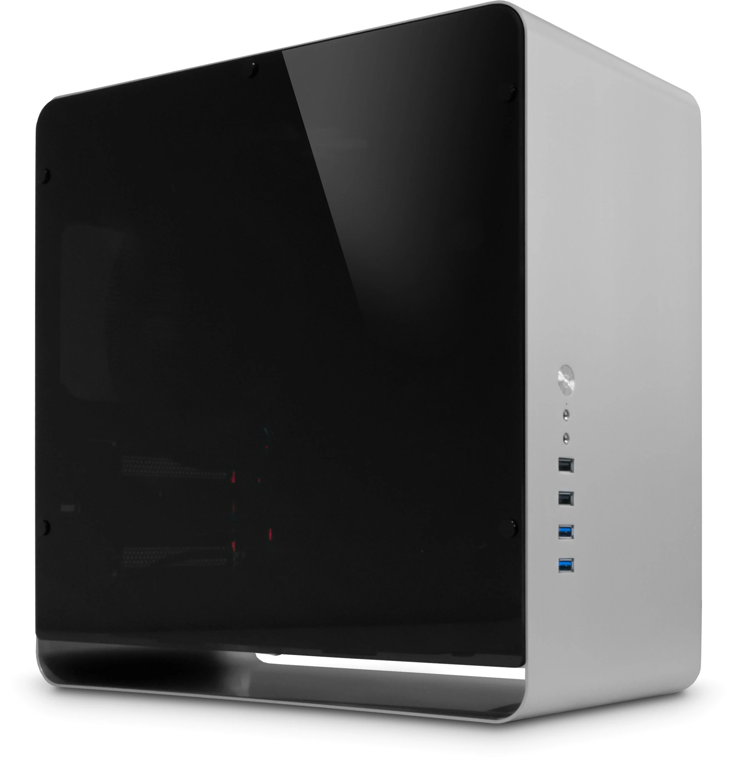 Vỏ Case PC Jonsbo UMX3 Silver - M-ATX - Bạc - NEW