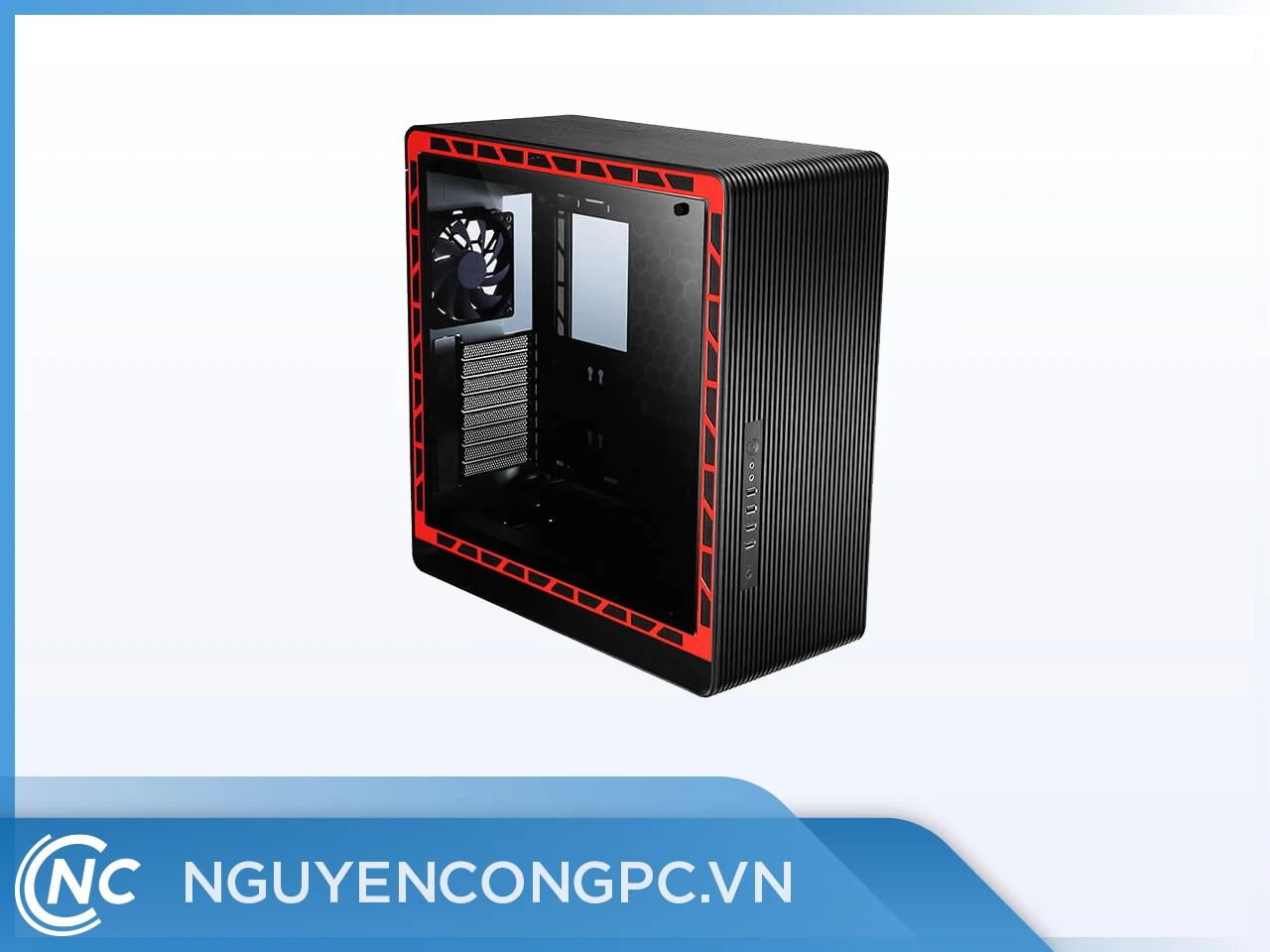 Vỏ Case PC Jonsbo UMX5 Black - E-ATX - Đen - NEW