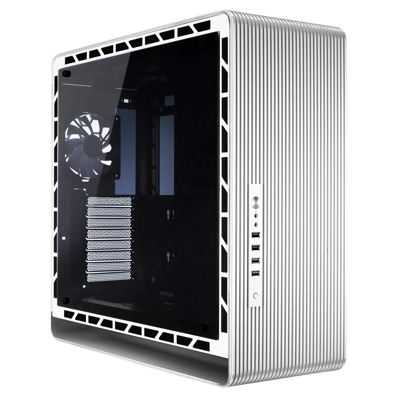 Vỏ Case PC Jonsbo UMX5 Silver - E-ATX - Bạc - NEW