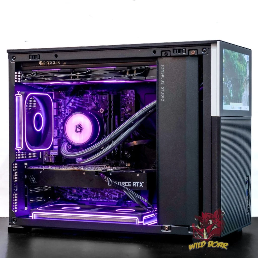 Vỏ Case PC Jonsbo V8 Black - Mini-ITX - Đen - NEW
