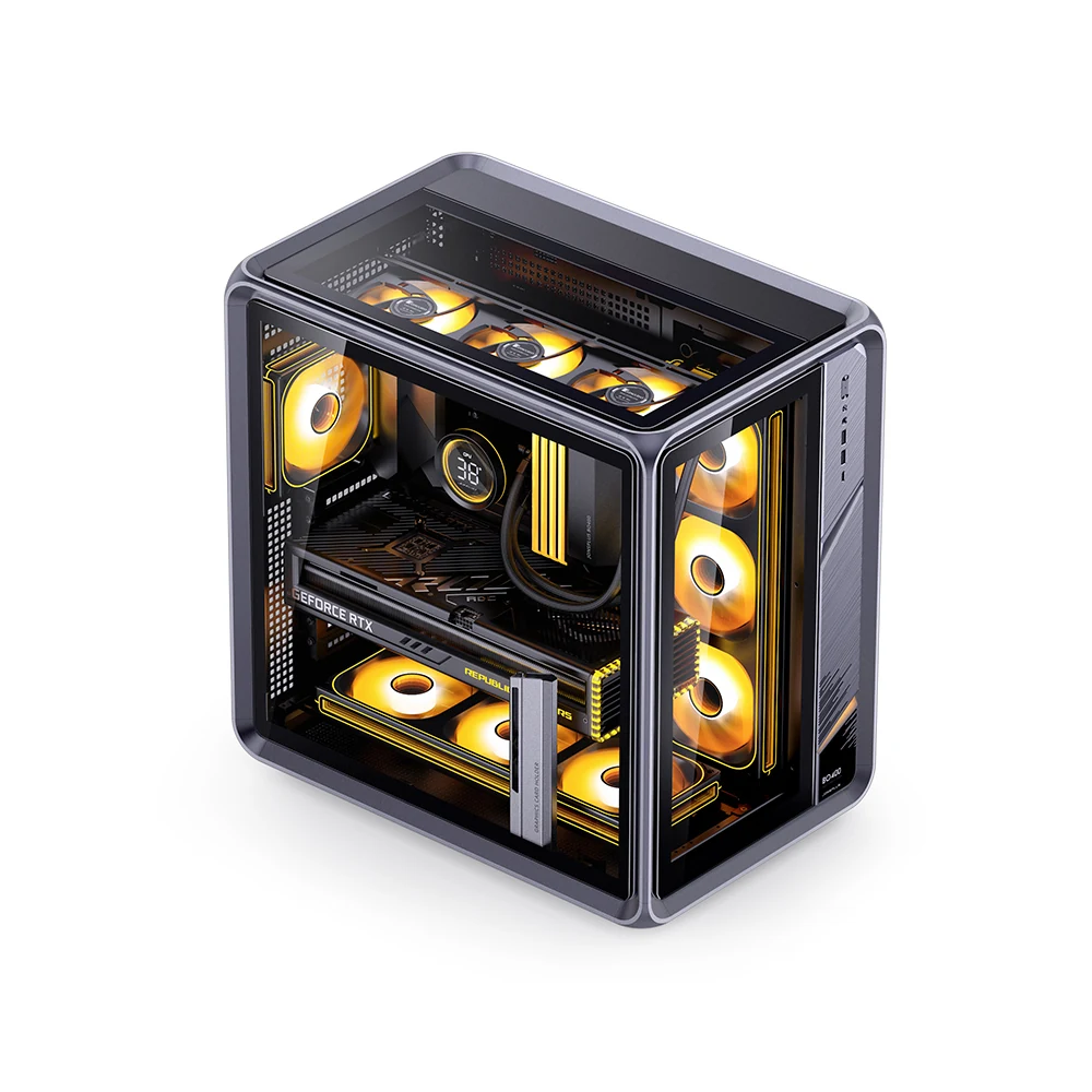 Vỏ Case PC Jonsbo VR4 Black - ATX - Đen - NEW