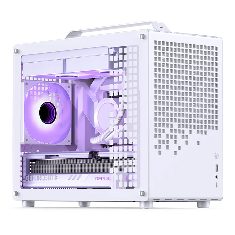 Vỏ Case PC Jonsbo Z20 MESH White - M-ATX - Trắng - NEW