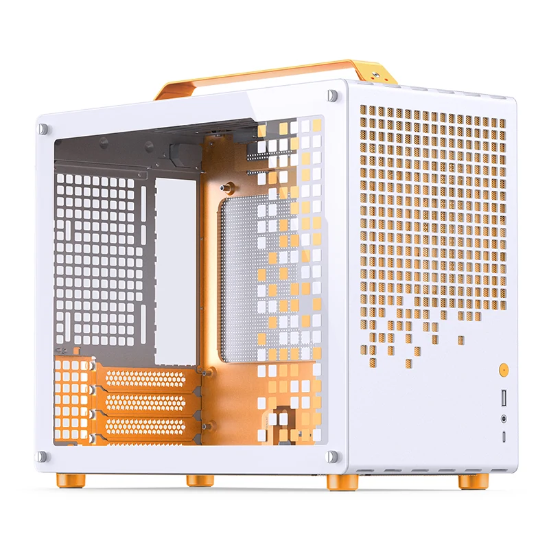 Vỏ Case PC Jonsbo Z20 Orange/Black - M-ATX - Cam/Đen - NEW
