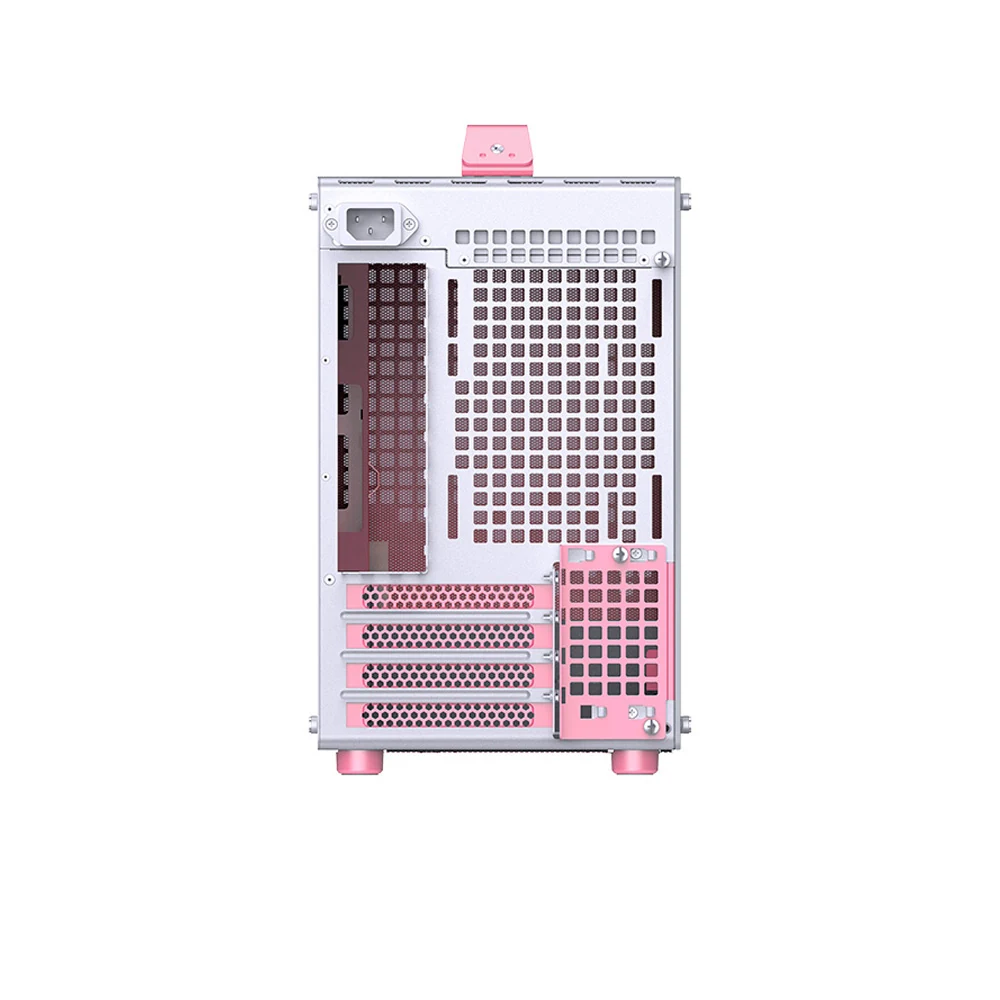 Vỏ Case PC Jonsbo Z20 Pink/White - M-ATX - Hồng/Trắng - NEW
