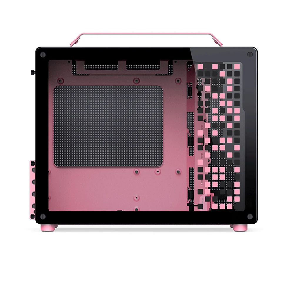 Vỏ Case PC Jonsbo Z20 Pink/White - M-ATX - Hồng/Trắng - NEW