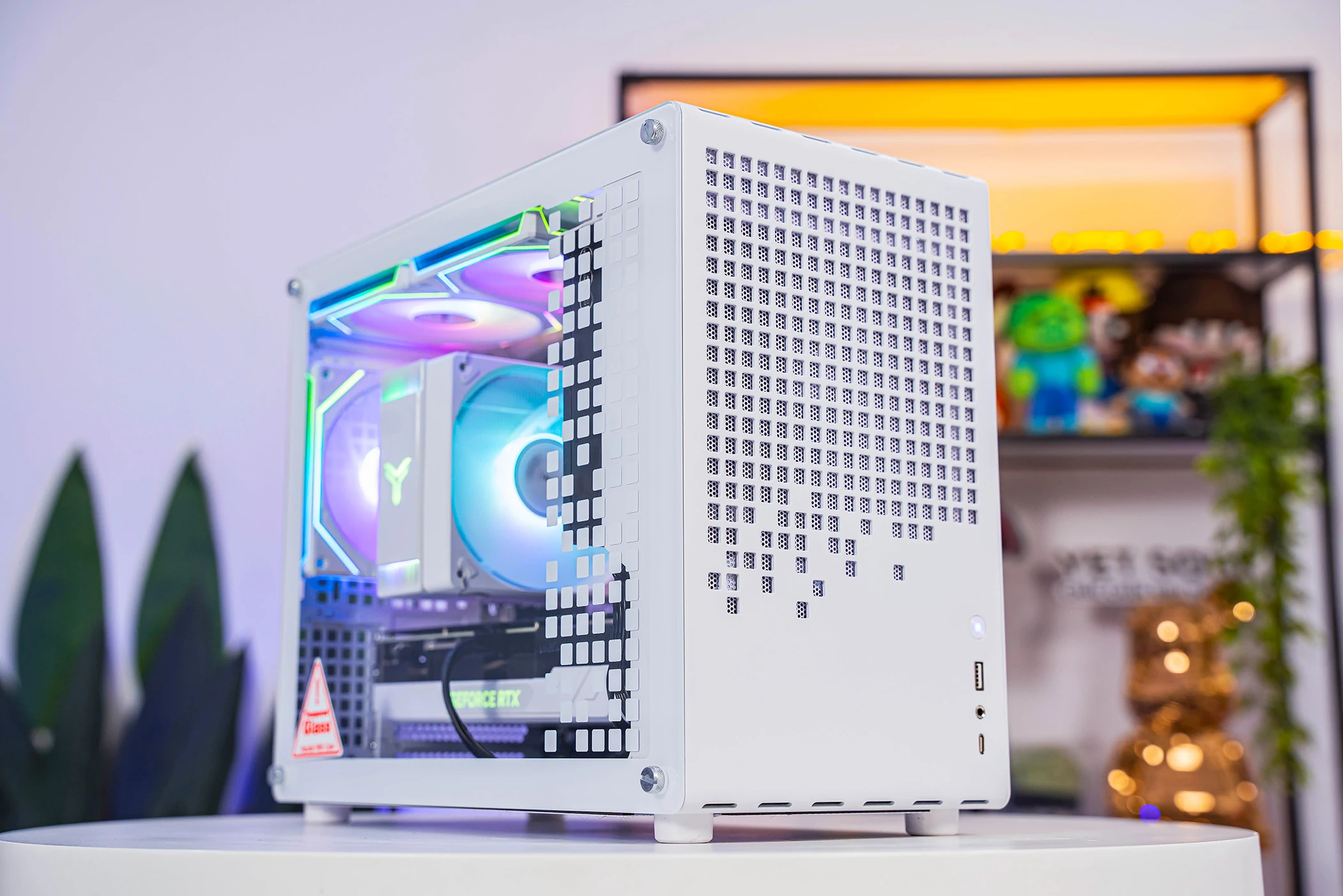 Vỏ Case PC Jonsbo Z20 White - M-ATX - Trắng - NEW