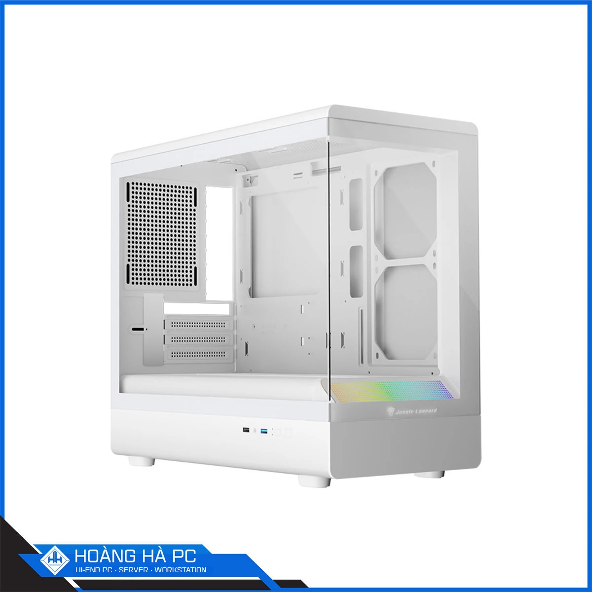 Vỏ Case PC Jungle Leopard MS-01 White - M-ATX - Trắng - NEW