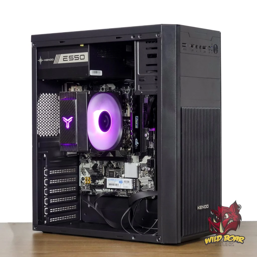 Vỏ Case PC KENOO 2816 - ATX - Đen - NEW