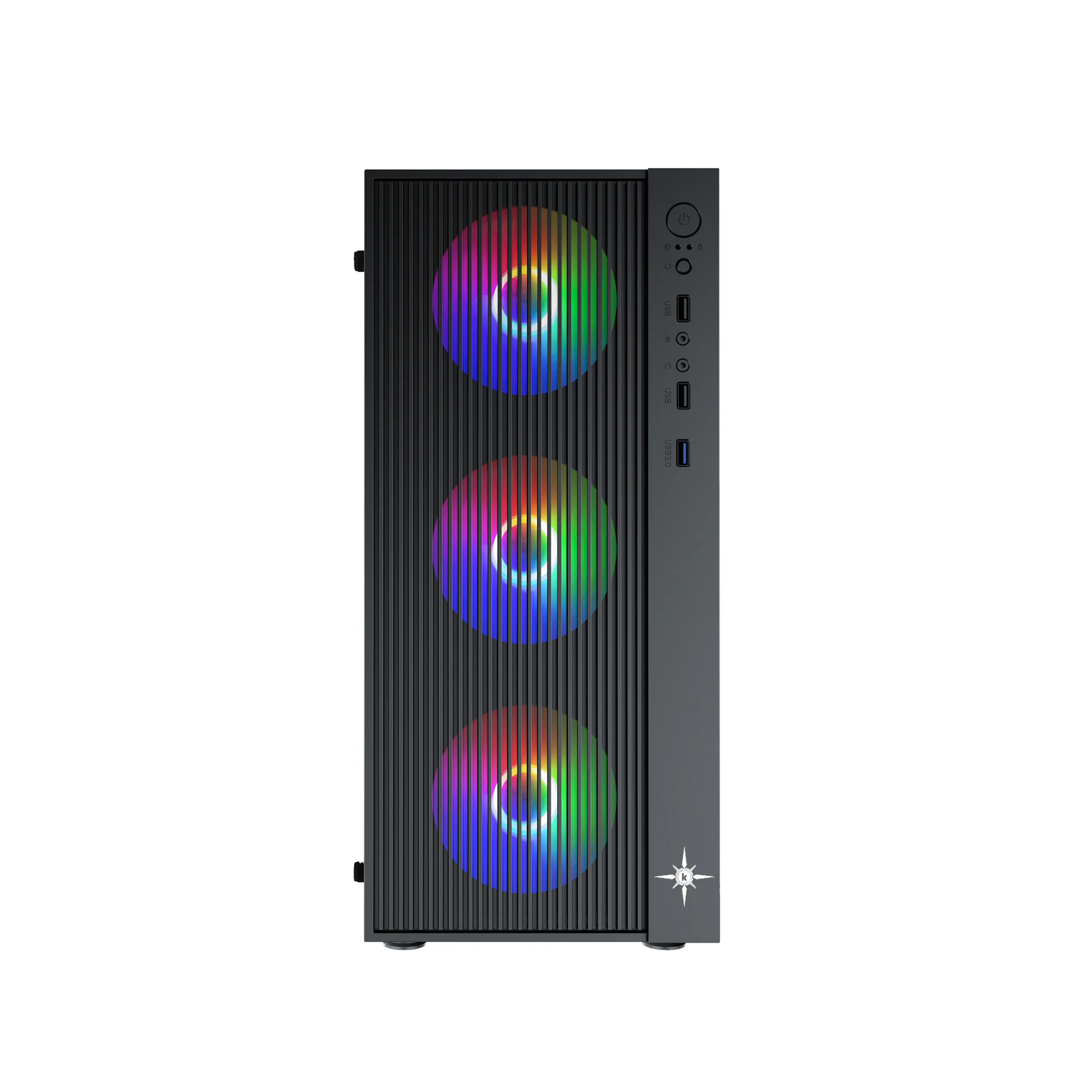 Vỏ Case PC KENOO ESPORT AF13 3F - ATX - Đen - NEW