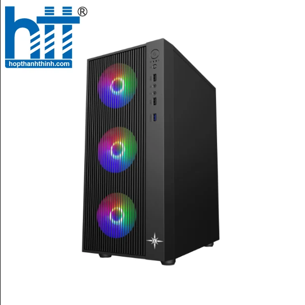 Vỏ Case PC KENOO ESPORT AF13 3F - ATX - Đen - NEW