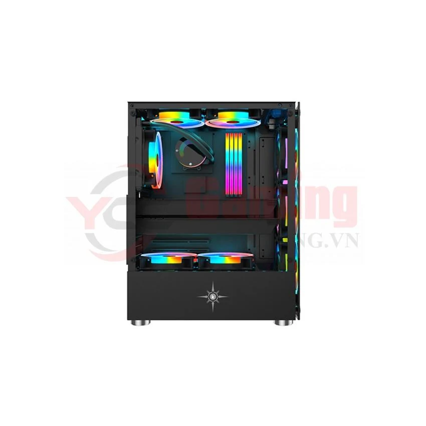 Vỏ Case PC KENOO ESPORT AF300 3F - ATX - Đen - NEW